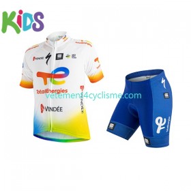 Enfant Tenue Cycliste et Cuissard 2022 Team TotalEnergies N001